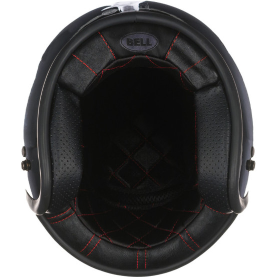 Casque moto jet Bell Custom 500 Solid - Noir