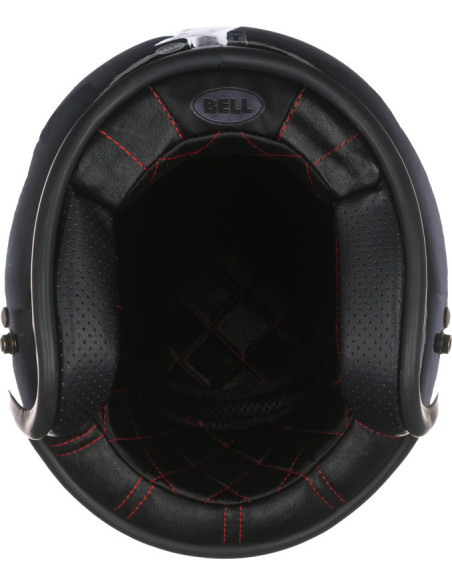 Casque moto jet Bell Custom 500 Solid - Noir