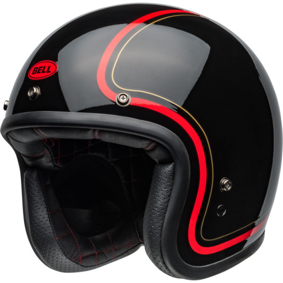 Casque moto jet Bell Custom 500 Chief - Noir
