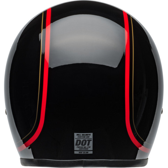 Casque moto jet Bell Custom 500 Chief - Noir