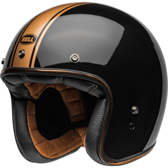 Casque moto jet Bell Custom 500 Rally - Noir Bronze