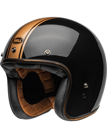 Casque moto jet Bell Custom 500 Rally - Noir Bronze