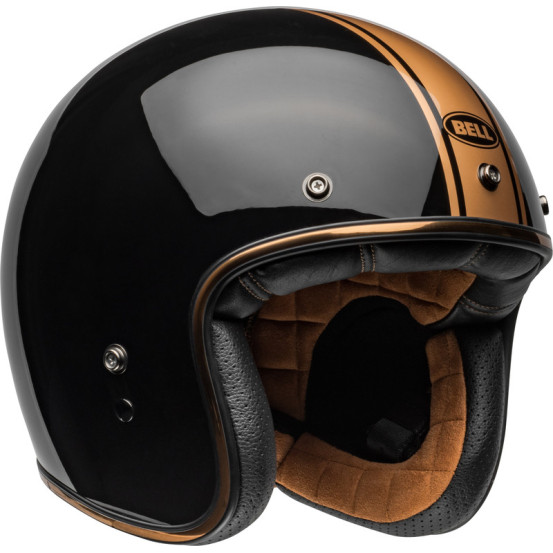 Casque moto jet Bell Custom 500 Rally - Noir Bronze