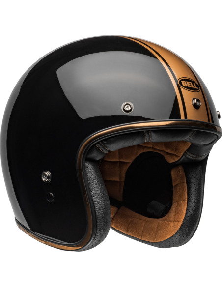 Casque moto jet Bell Custom 500 Rally - Noir Bronze