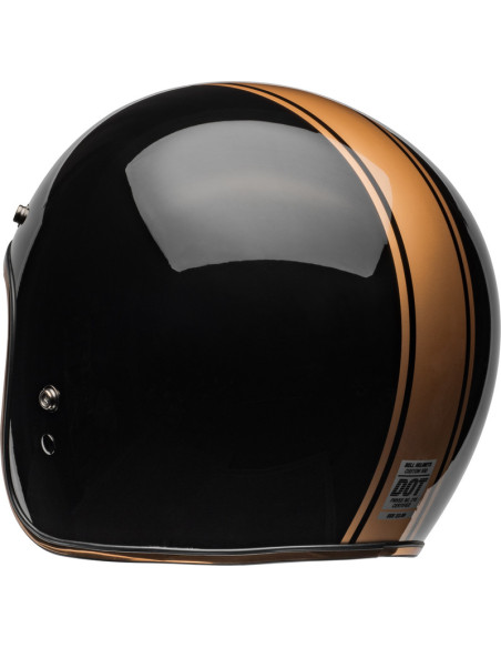 Casque moto jet Bell Custom 500 Rally - Noir Bronze