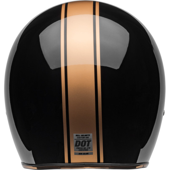 Casque moto jet Bell Custom 500 Rally - Noir Bronze