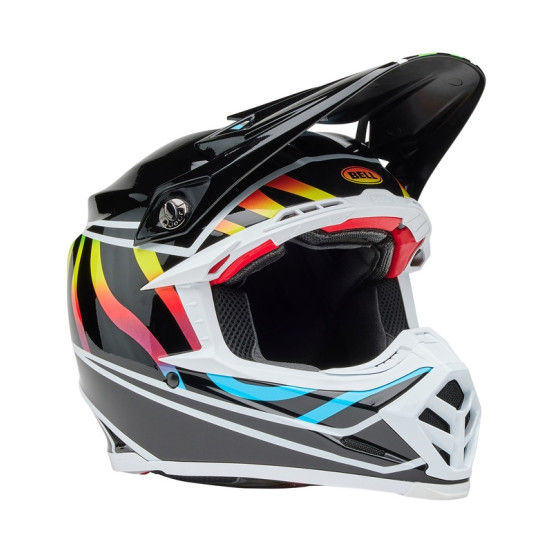 Casque cross Bell MOTO-9S FLEX Drift - Noir Multicouleur
