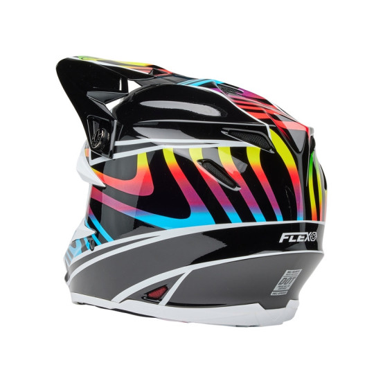 Casque cross Bell MOTO-9S FLEX Drift - Noir Multicouleur