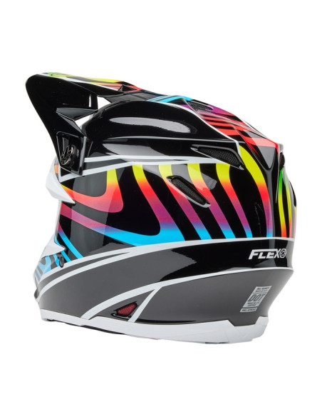 Casque cross Bell MOTO-9S FLEX Drift - Noir Multicouleur