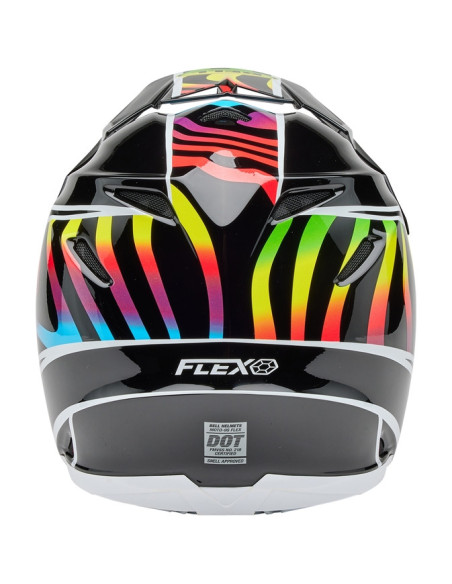 Casque cross Bell MOTO-9S FLEX Drift - Noir Multicouleur
