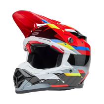 Casque cross Bell MOTO-9S FLEX Édition limitée Renen nova - Noir Rouge