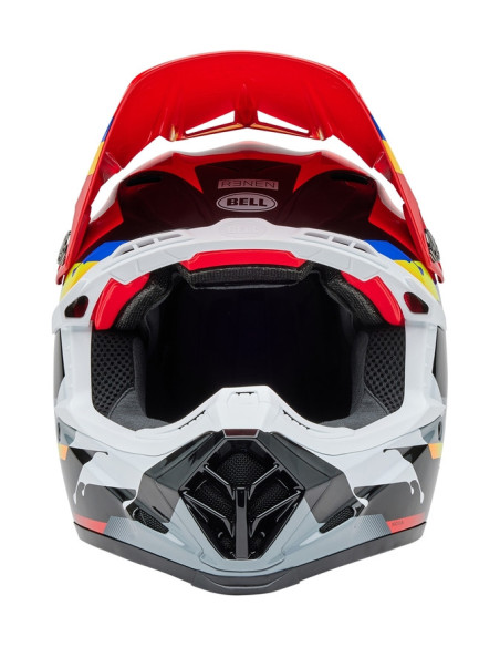 Casque cross Bell MOTO-9S FLEX Édition limitée Renen nova - Noir Rouge