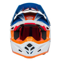 Casque cross Bell MOTO-9S FLEX Merchant - Orange Bleu 2