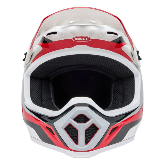 Casque cross Bell MX-9 MIPS Rift - Rouge Blanc