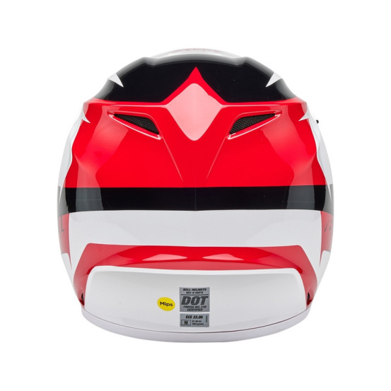 Casque cross Bell MX-9 MIPS Rift - Rouge Blanc
