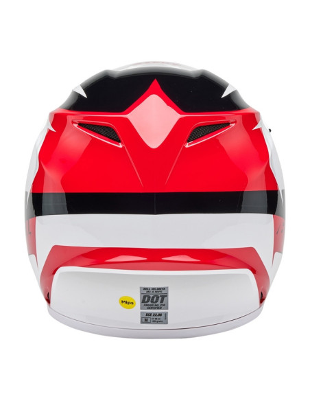 Casque cross Bell MX-9 MIPS Rift - Rouge Blanc