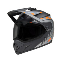 Casque cross Bell MX-9 Adventure MIPS Mesa - Noir Mat Orange Camo