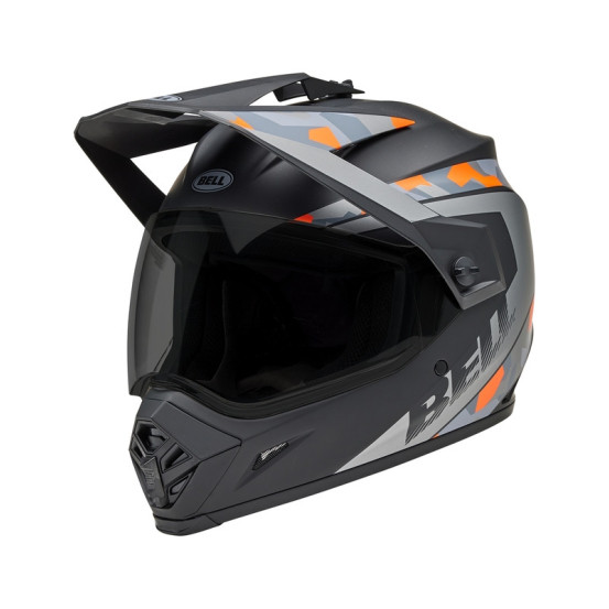Casque cross Bell MX-9 Adventure MIPS Mesa - Noir Mat Orange Camo