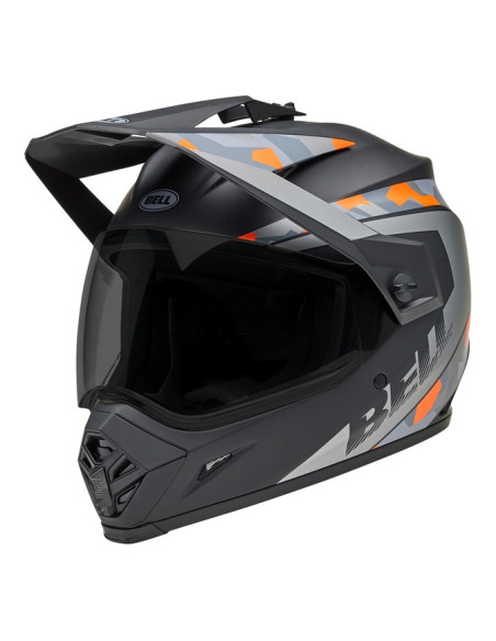 Casque cross Bell MX-9 Adventure MIPS Mesa - Noir Mat Orange Camo