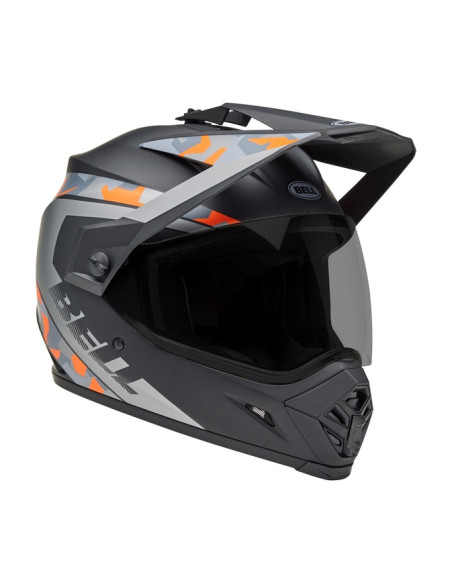 Casque cross Bell MX-9 Adventure MIPS Mesa - Noir Mat Orange Camo