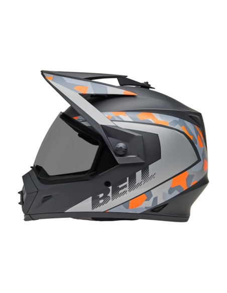 Casque cross Bell MX-9 Adventure MIPS Mesa - Noir Mat Orange Camo