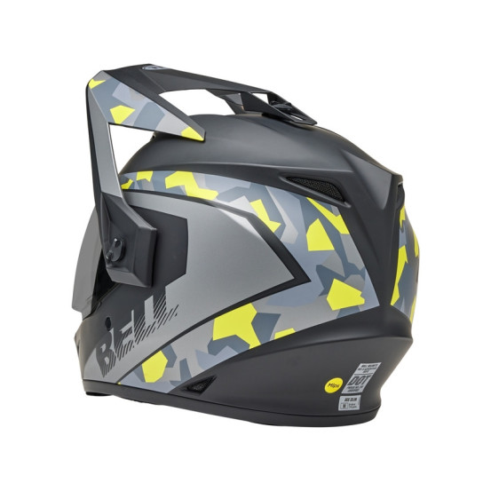 Casque cross Bell MX-9 Adventure MIPS Mesa - Noir Mat Jaune Camo
