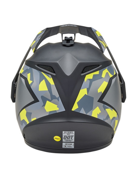 Casque cross Bell MX-9 Adventure MIPS Mesa - Noir Mat Jaune Camo