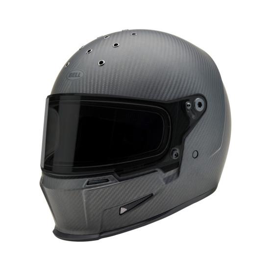 Casque moto intégral Bell Eliminator Carbon Solid - Noir Mat