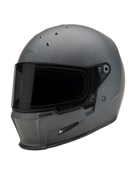 Casque moto intégral Bell Eliminator Carbon Solid - Noir Mat