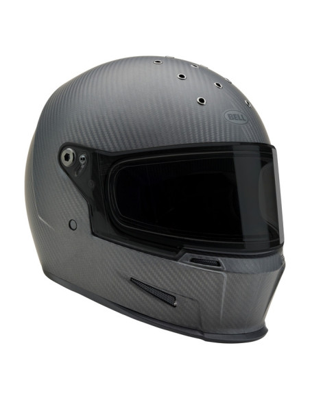 Casque moto intégral Bell Eliminator Carbon Solid - Noir Mat