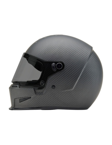Casque moto intégral Bell Eliminator Carbon Solid - Noir Mat