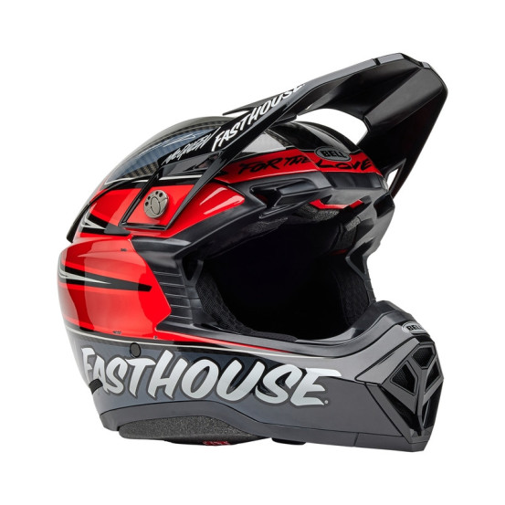 Casque cross Bell MOTO-10 Spherical Édition limitée Fasthouse ditd - Gris Rouge
