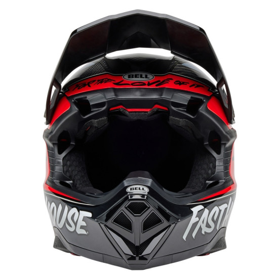 Casque cross Bell MOTO-10 Spherical Édition limitée Fasthouse ditd - Gris Rouge