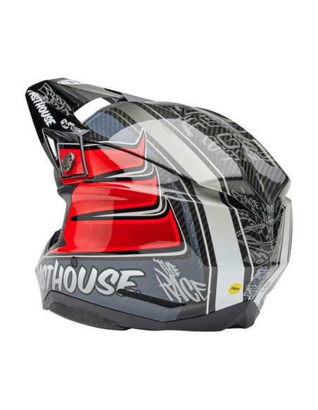Casque cross Bell MOTO-10 Spherical Édition limitée Fasthouse ditd - Gris Rouge