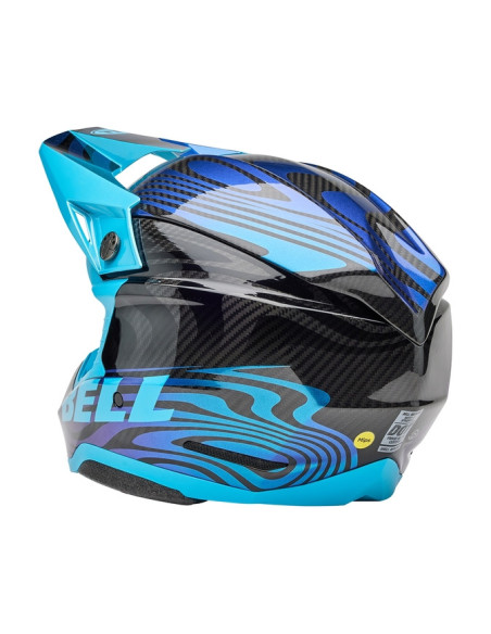 Casque cross Bell MOTO-10 Spherical Cortex - Bleu