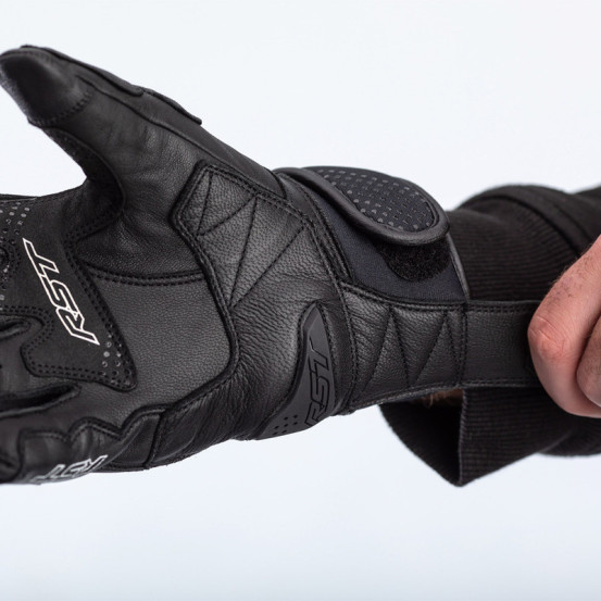 Gants moto cuir RST Freestyle II - Noir