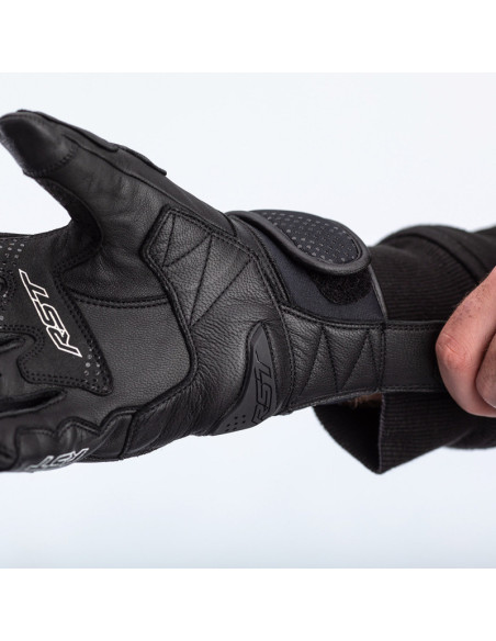 Gants moto cuir RST Freestyle II - Noir