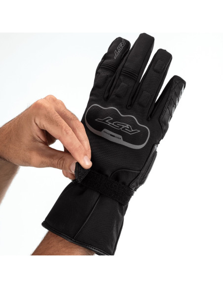 Gants moto textile RST Axiom Wateproof - Noir