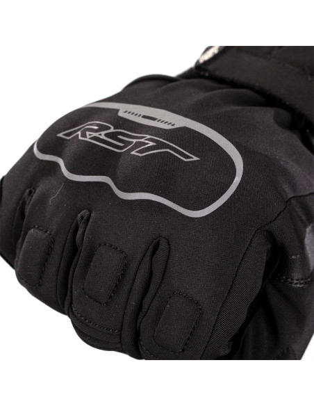 Gants moto textile RST Axiom Wateproof - Noir