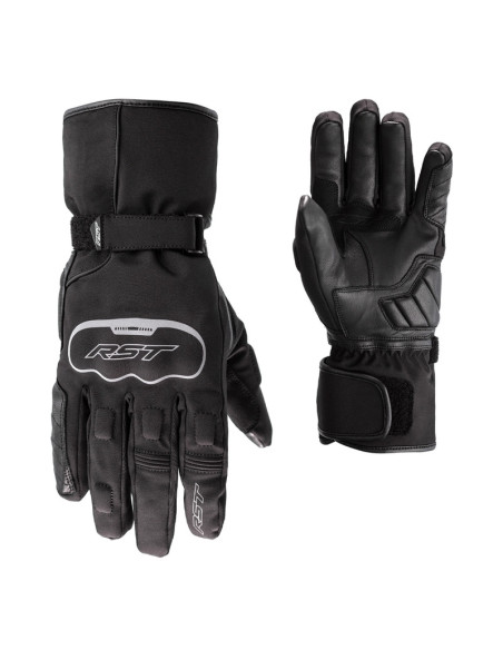 Gants moto textile RST Axiom Wateproof - Noir