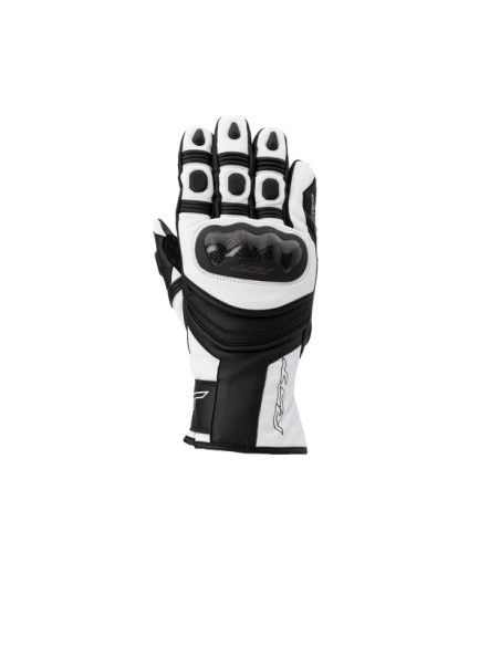 Gants moto cuir RST Sport Mid - Blanc
