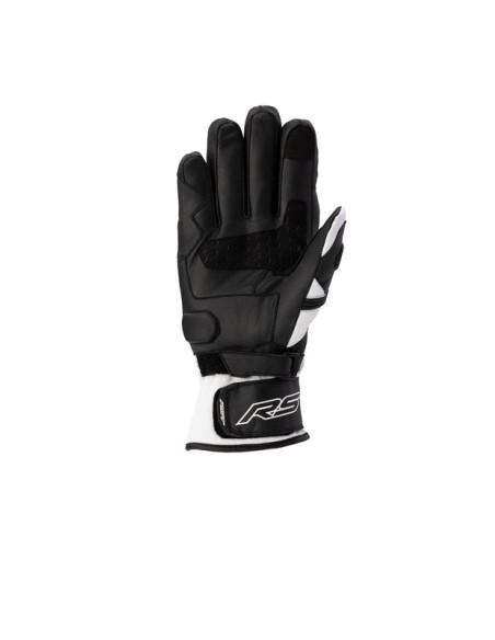 Gants moto cuir RST Sport Mid - Blanc