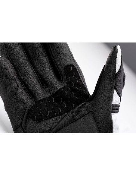 Gants moto cuir RST Sport Mid - Blanc