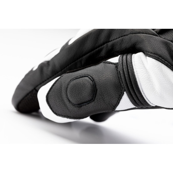 Gants moto cuir RST Sport Mid - Blanc