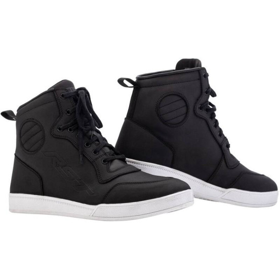 Baskets moto Femme RST HiTop Waterproof - Noir