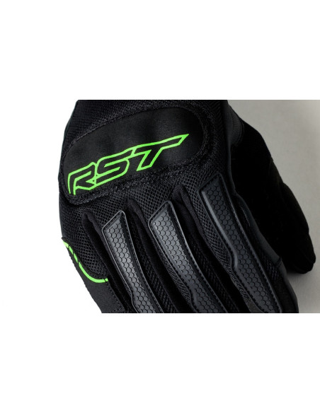 Gants moto textile RST S1 Mesh - Vert