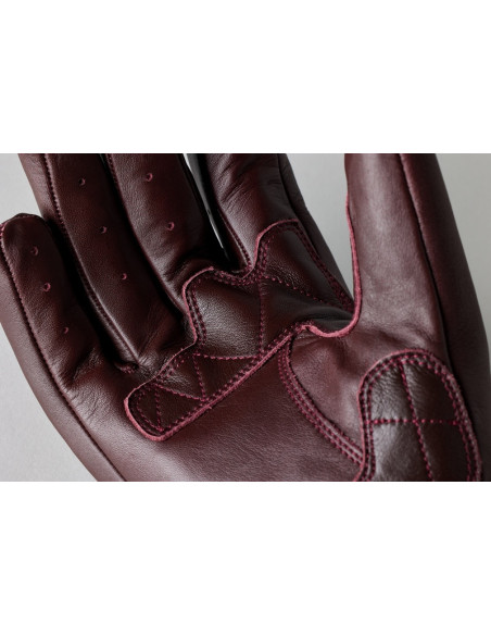 Gants moto cuir RST IOM TT Hillberry 2 - Rouge