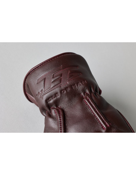 Gants moto cuir RST IOM TT Hillberry 2 - Rouge