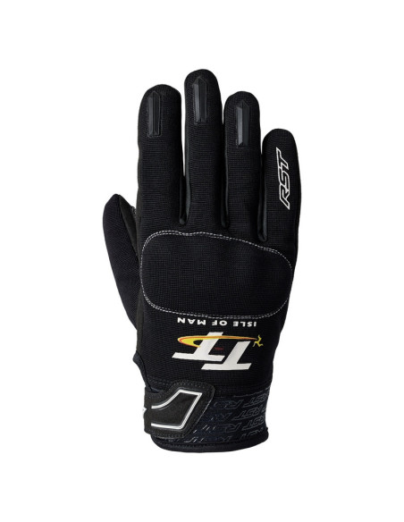 Gants moto textile RST IOM TT Team Evo - Noir