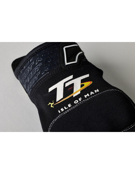 Gants moto textile RST IOM TT Team Evo - Noir
